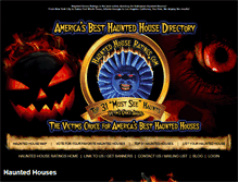 Tablet Screenshot of hauntedhouseratings.com